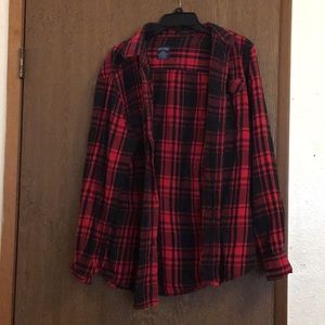 Red and white flannel